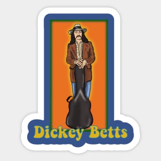 Dickey Betts of the Allman Brothers Band Sticker